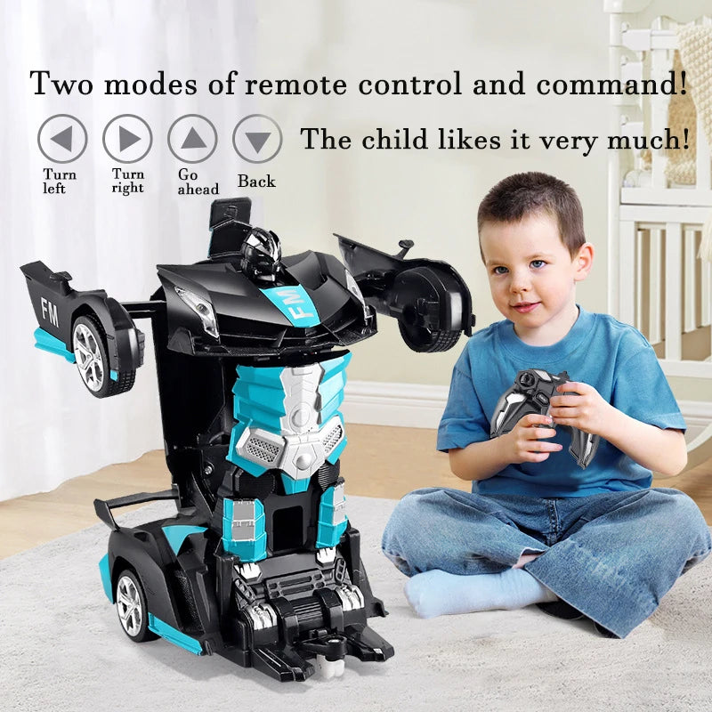 2IN1 Electric RC Car Transformation Robots