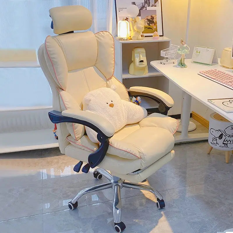 Ergonomic Gaming Chair Office Chair Adjustable Backrest Headrest Sedentary Not Tired Chaise Bureau Household Office Supplies