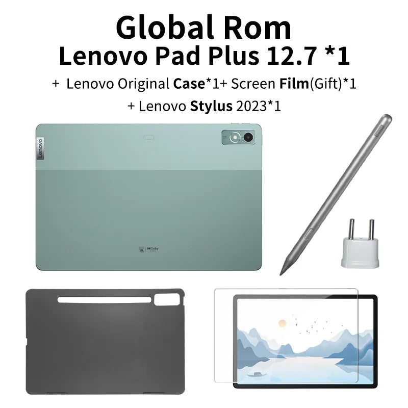 Lenovo Tab P12 K12 Pad Plus 12.7 Matte Display Pro 2023 Light Screen Android Tablet Watch Video 60Hz Original Octa Core