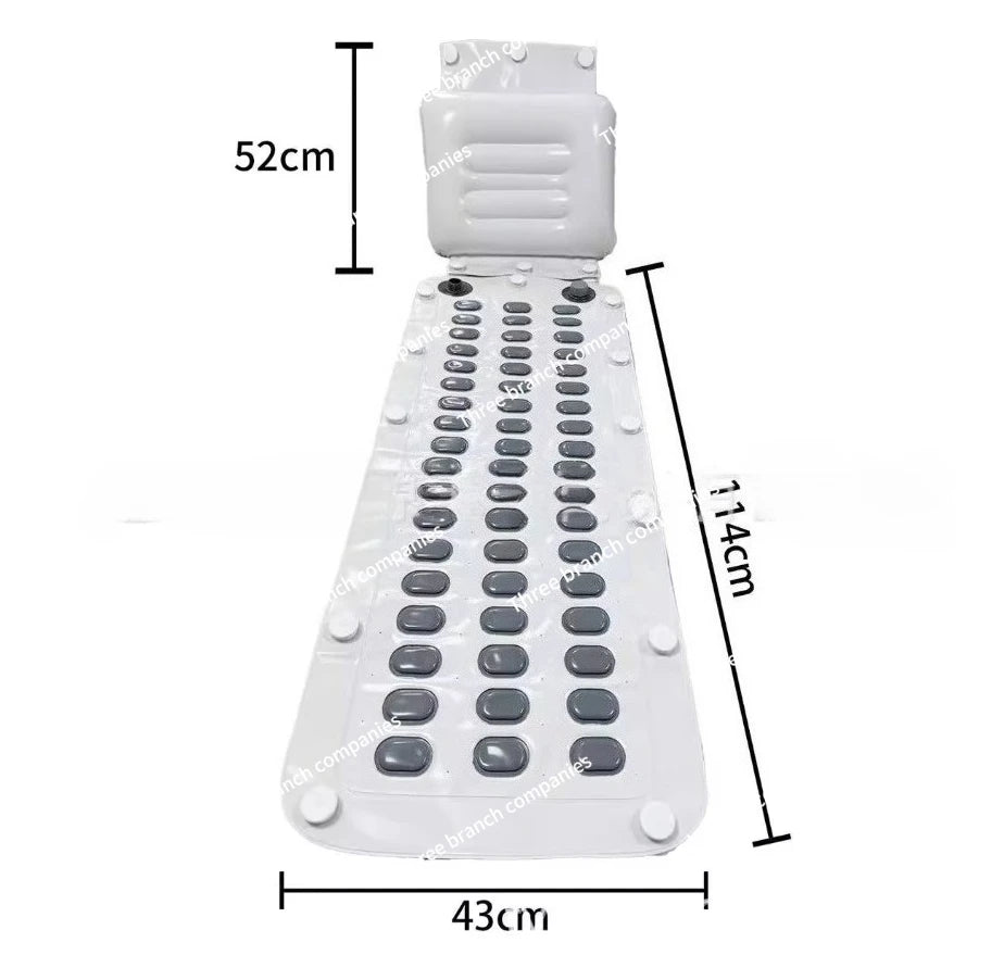 New Arrival Hot Summer Electric Bathtub Bubble Massage Mat Waterproof Anti-slip Body Spa Air Bubble Bath Massage