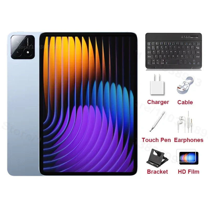 2025 NEW Original Android 14 Pad 7S Pro 22TB+2TB Global Version Snapdragon 8gen2 5G WiFi 20000mAh Dual SIM GPS HD 4K Tablet PC