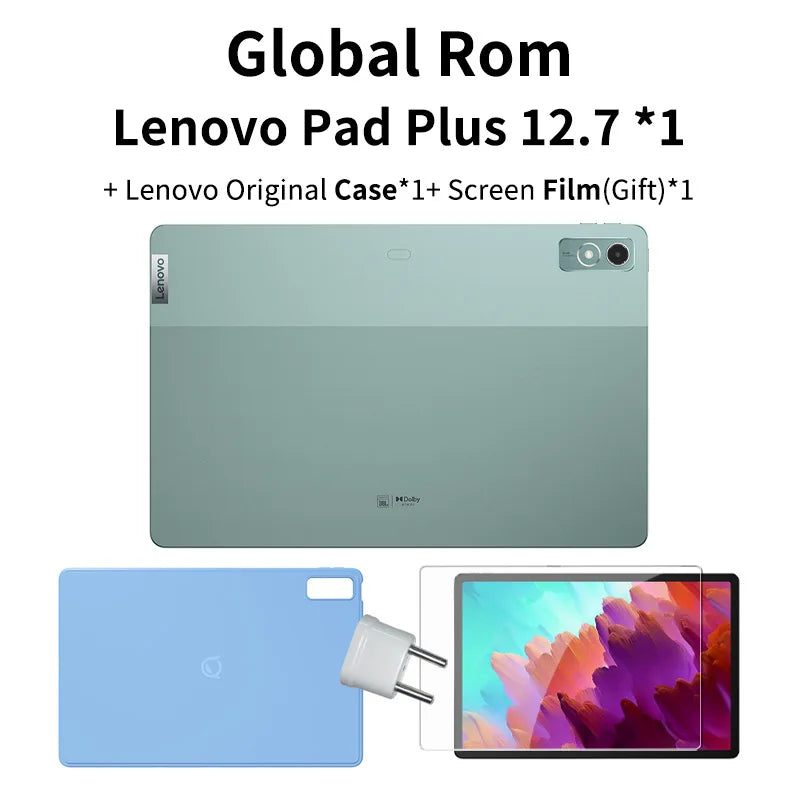 Lenovo Tab P12 K12 Pad Plus 12.7 Matte Display Pro 2023 Light Screen Android Tablet Watch Video 60Hz Original Octa Core