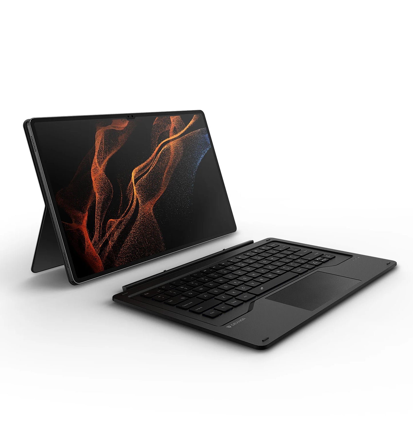 For Samsung Galaxy Tab S8 Ultra Keyboard Magnetic Detachable Book Cover Style Keyboard Multi-Touch Trackpad Wireless Keyboard