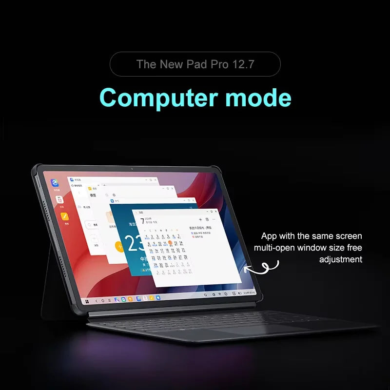 Lenovo XIAOXIN Pad Pro12.7 2025Office study gaming tablet with super interconnection Dimensity 8300 2.9K 144Hz gray