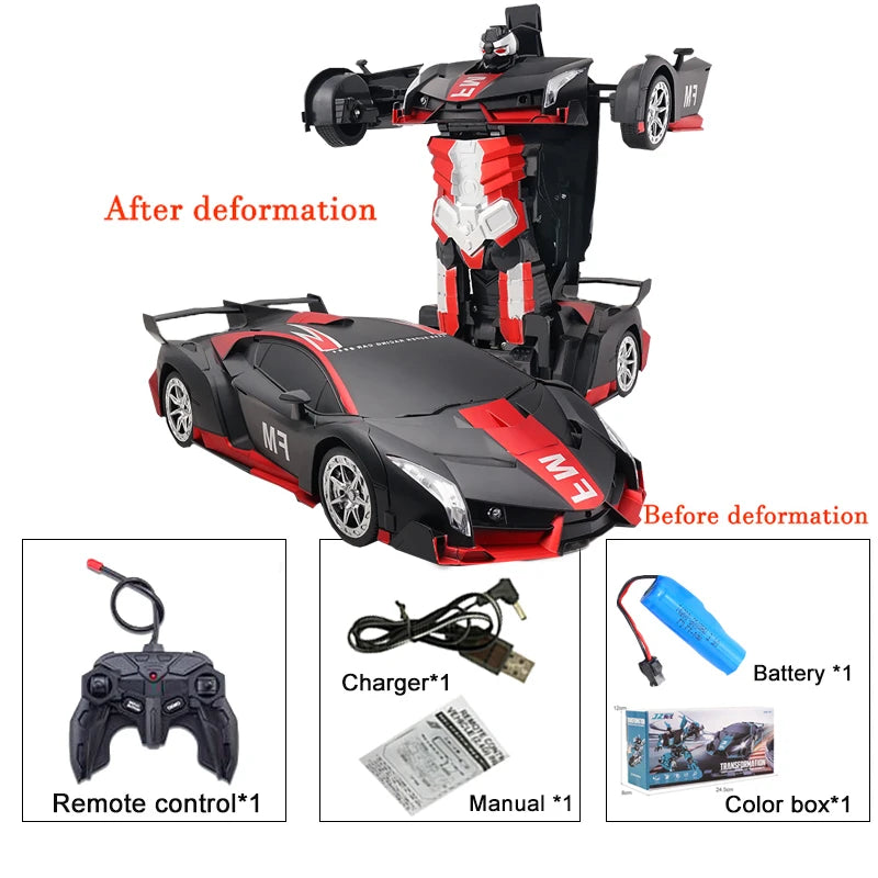 2IN1 Electric RC Car Transformation Robots