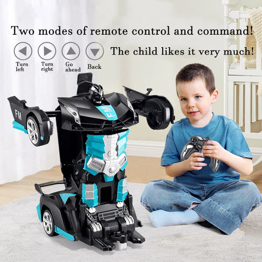 2IN1 Electric RC Car Transformation Robots