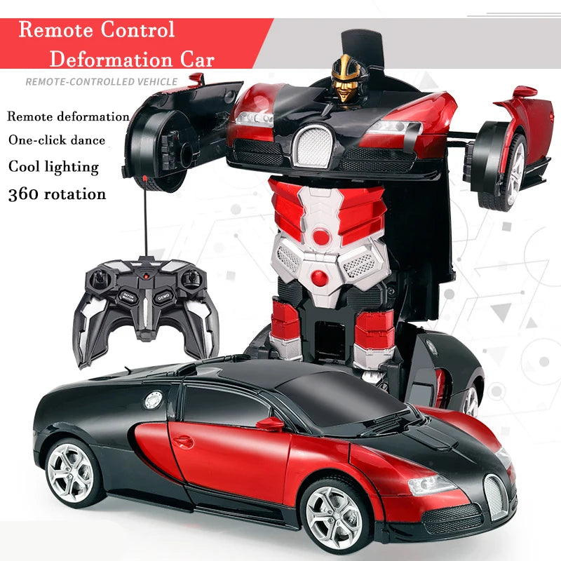 2IN1 Electric RC Car Transformation Robots