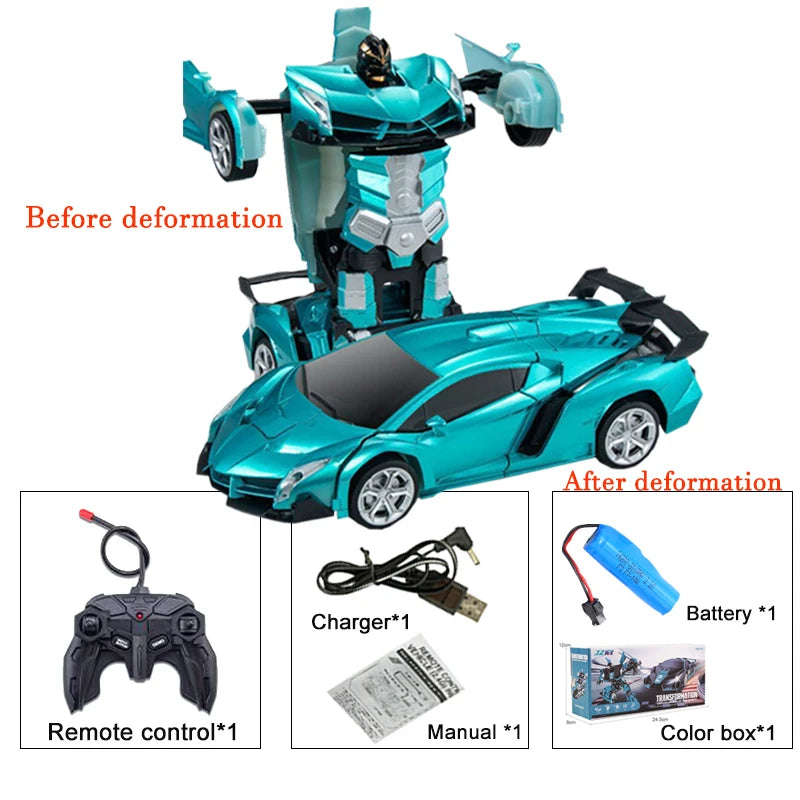 2IN1 Electric RC Car Transformation Robots