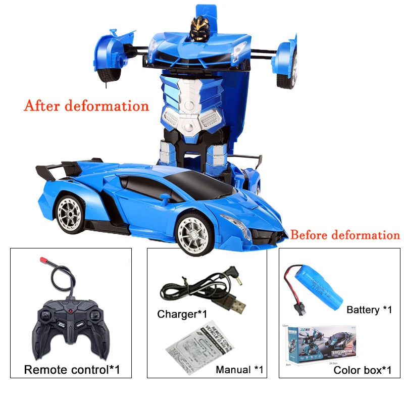 2IN1 Electric RC Car Transformation Robots