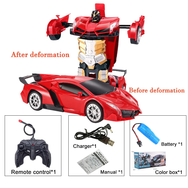 2IN1 Electric RC Car Transformation Robots