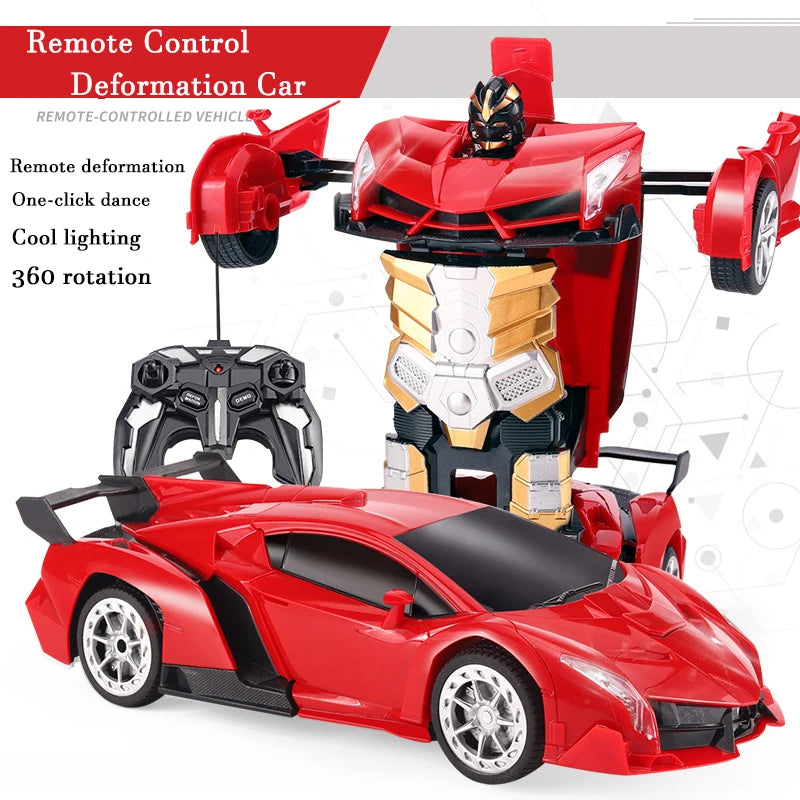 2IN1 Electric RC Car Transformation Robots