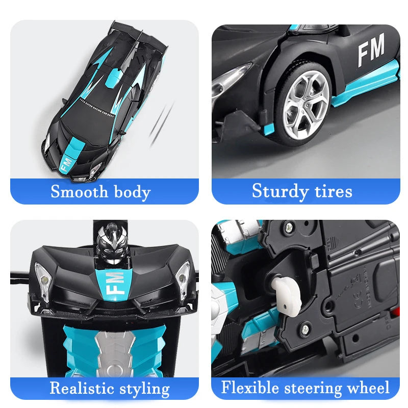 2IN1 Electric RC Car Transformation Robots