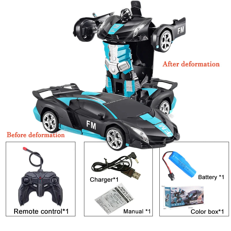 2IN1 Electric RC Car Transformation Robots