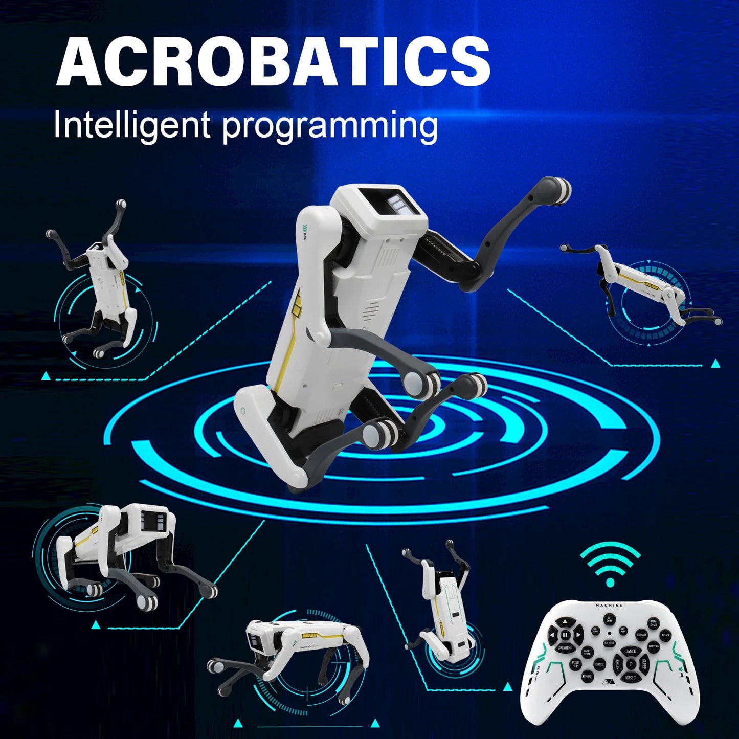 Intelligent AI RC Robot Dog Voice Dialogue APP Remote Control