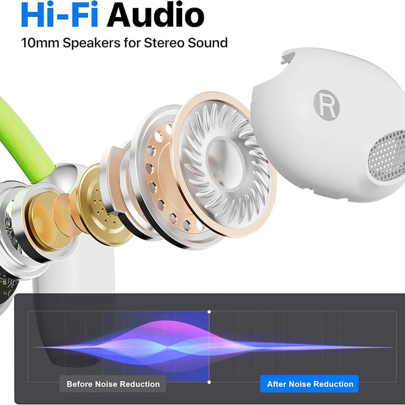 Translation Earphones Bluetooth 5.3 Noise Reduction Earphones AI Instant Translation Smart Language Wireless Earphones 2025
