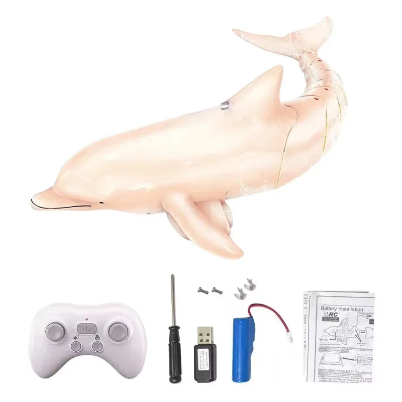 Smart Rc Shark whale Spray Water Toy Remote Controlled