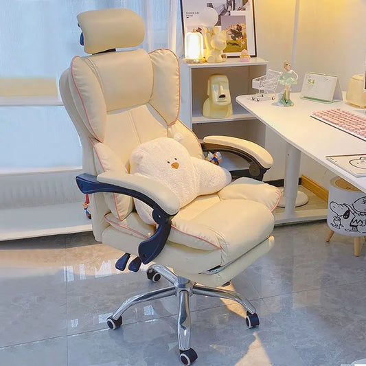Ergonomic Gaming Chair Office Chair Adjustable Backrest Headrest Sedentary Not Tired Chaise Bureau Household Office Supplies