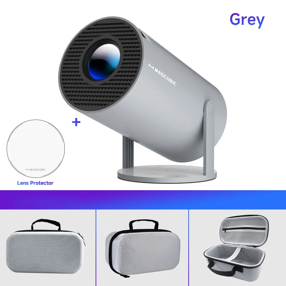 Magcubic 4K HD Projector HY300 Android11 Dual Wifi6 290ANSI Allwinner H713 BT5.0 1280*720 Home Cinema Outdoor Projetor HY300 Pro