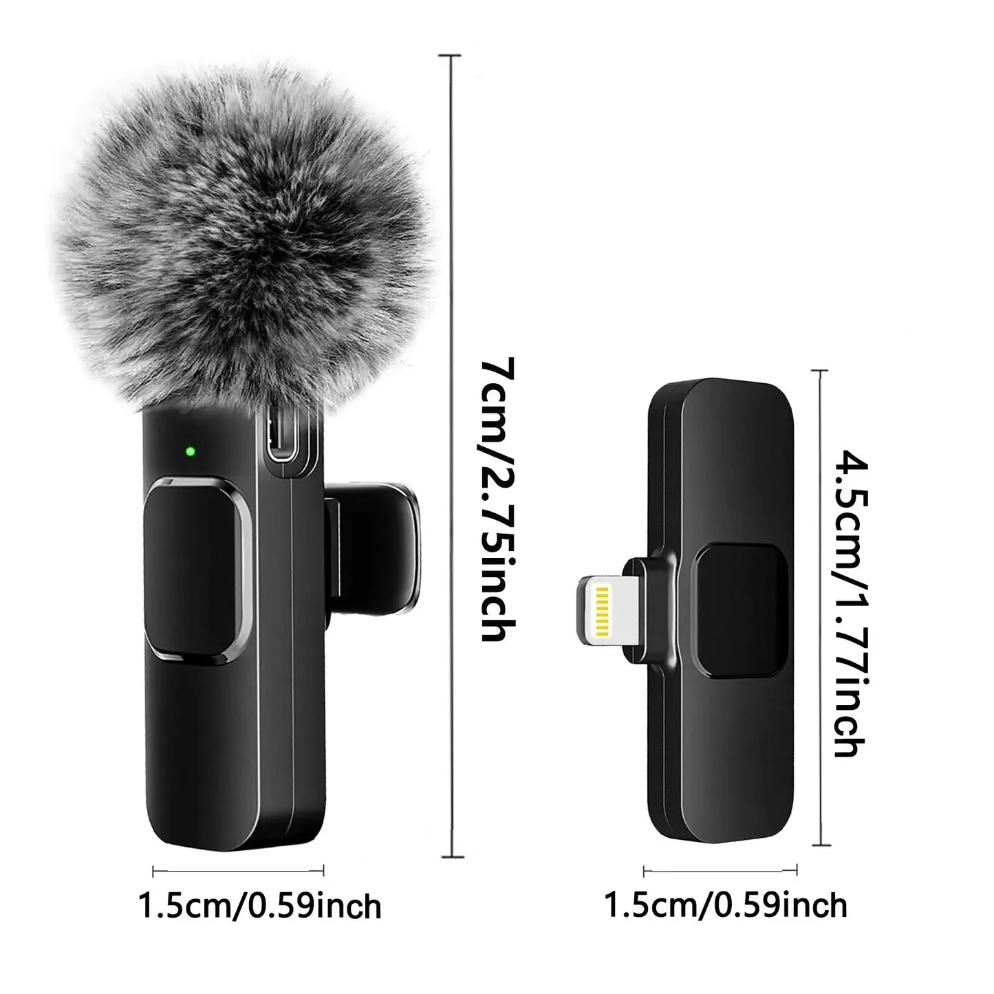 NEW Wireless Lavalier Microphone Audio Video Recording