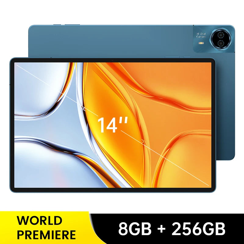 【World Premiere】Teclast T70 Tablet 14" FHD Display Android 14 MTK Helio G99 8GB/256GB 10000mAh Battery 18W 4G LTE Global Versi
