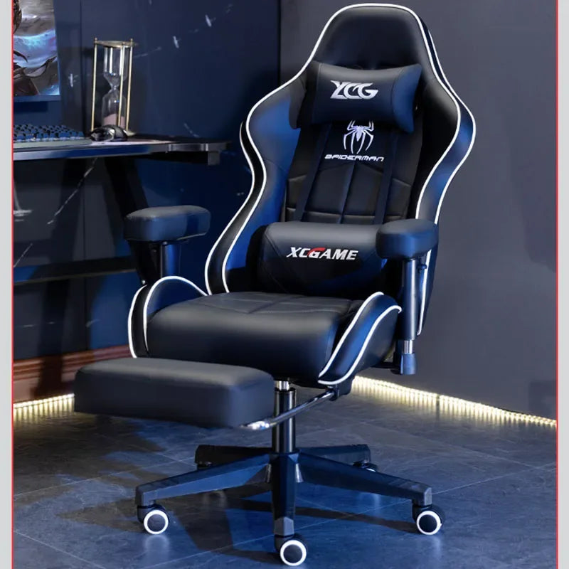 Office Furniture WCG Gaming Chair Ergonomic Leather Office Chair High-Quality Company Computer Office Swivel Chair Gaming Seat