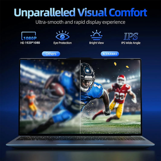 15.6" Portable Laptop Computer Intel Core i7 6500U i3 6100U Windows 11 Pro 16GB DDR4 1TB SSD Notebook PC Gaming Laptops