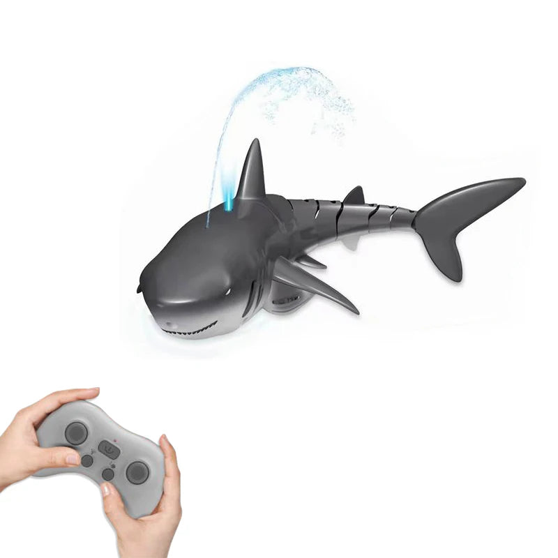 Smart Rc Shark whale Spray Water Toy Remote Controlled