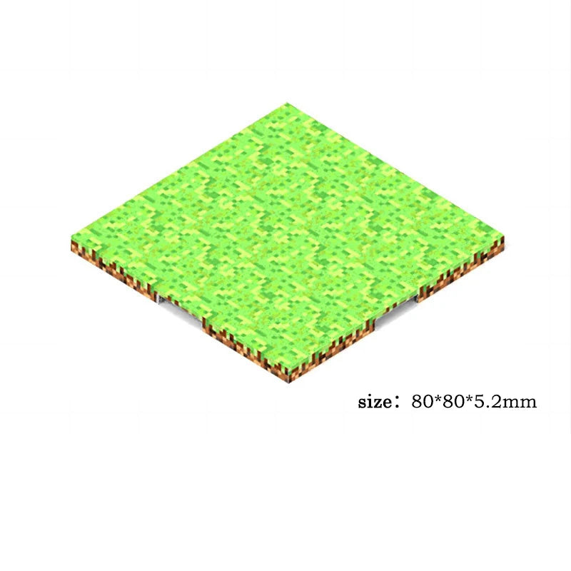 Magnetic Base Plate Variety Baseplates Match Mine World Magnetic Building Blocks Toy