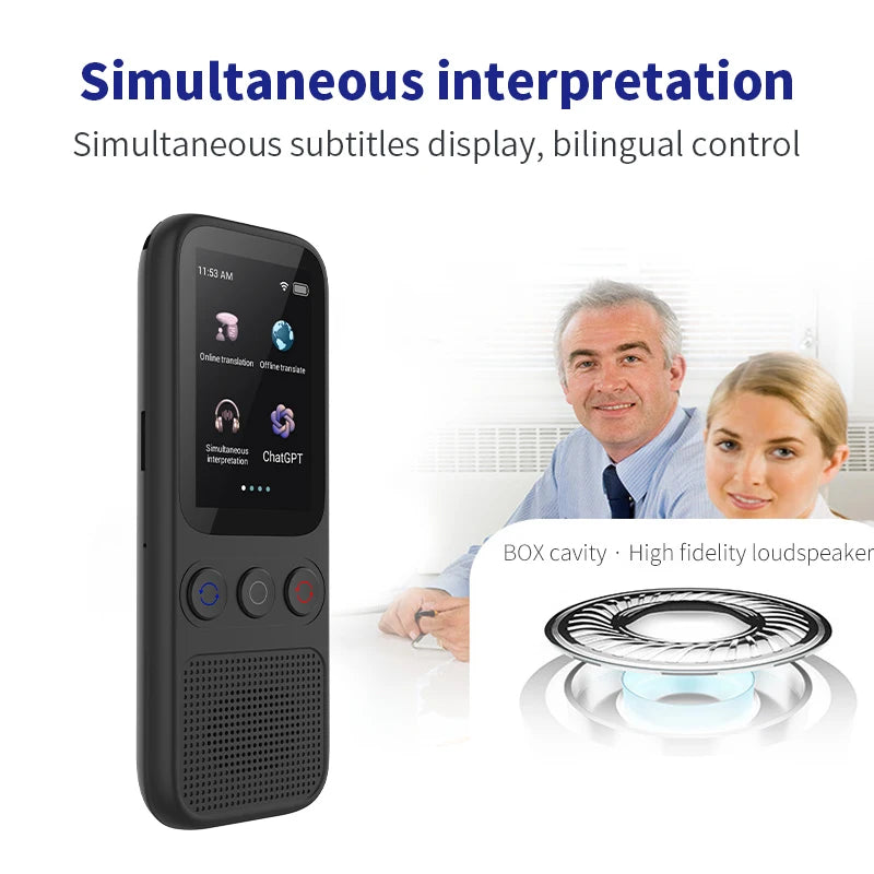 Languages Translation Device Support 138 Language Translator Device 2025 AI Translator with ChatGPT Simultaneous Interpretation