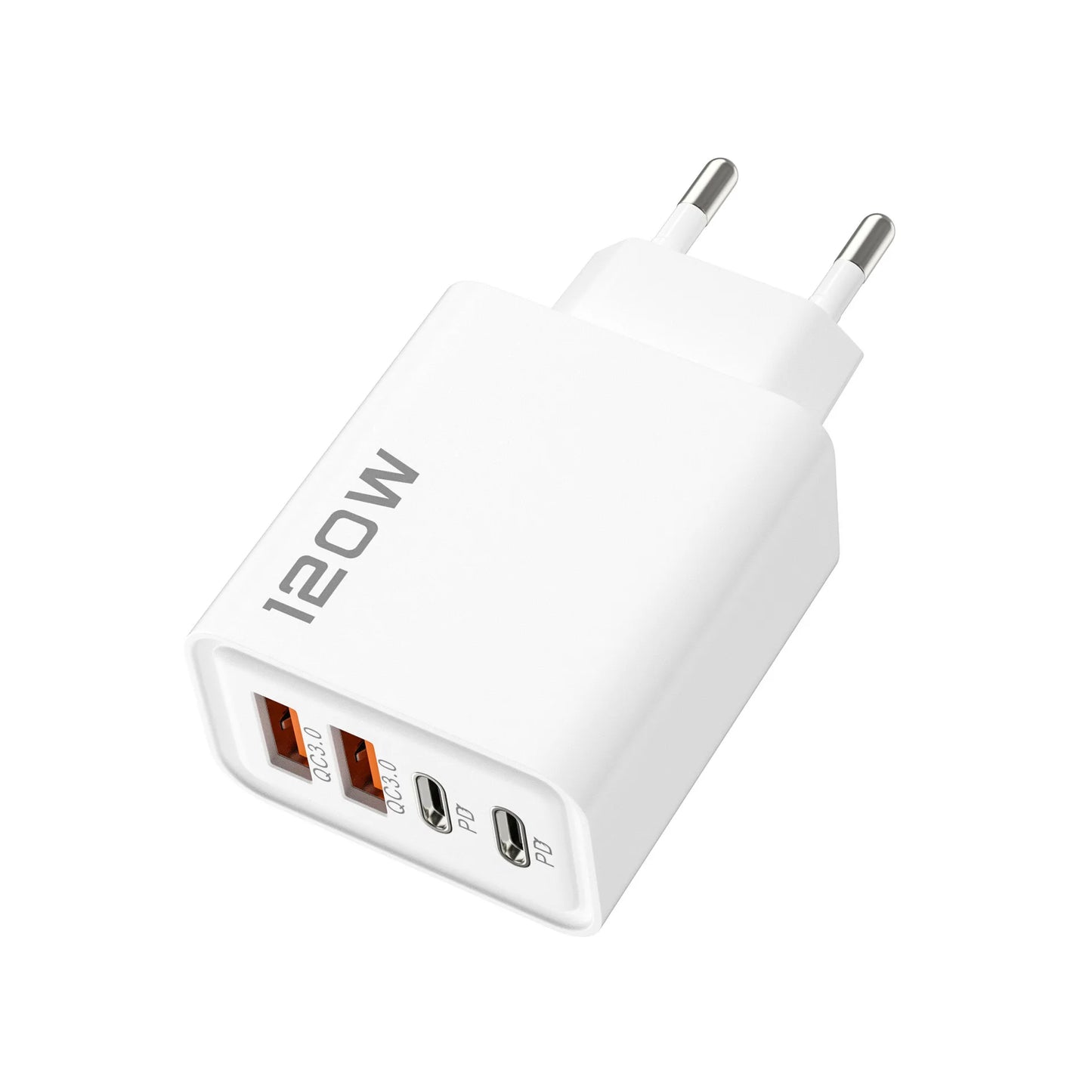 Quick Charge 3.0 Fast Charger Muti Total 120W 4 Port USB Type C