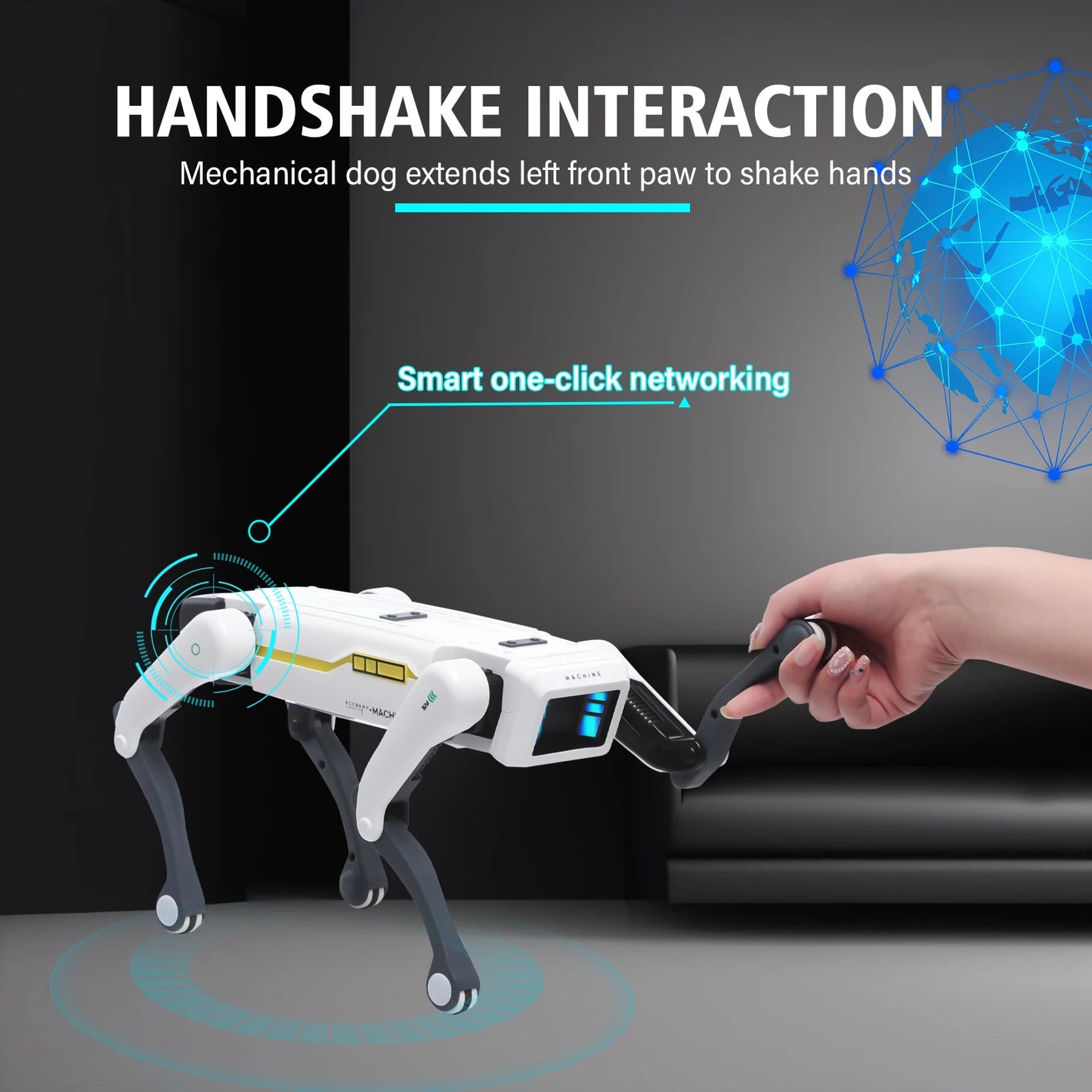Intelligent AI RC Robot Dog Voice Dialogue APP Remote Control