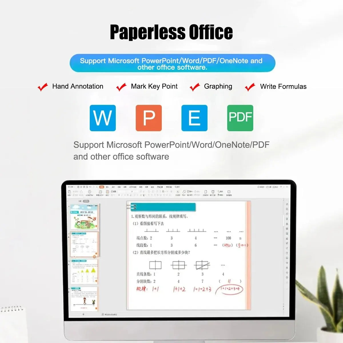10x6 Inch Professional Graphics Drawing Tablet 12 Express Keys with for Windows Mac for Painting Designing Online Course