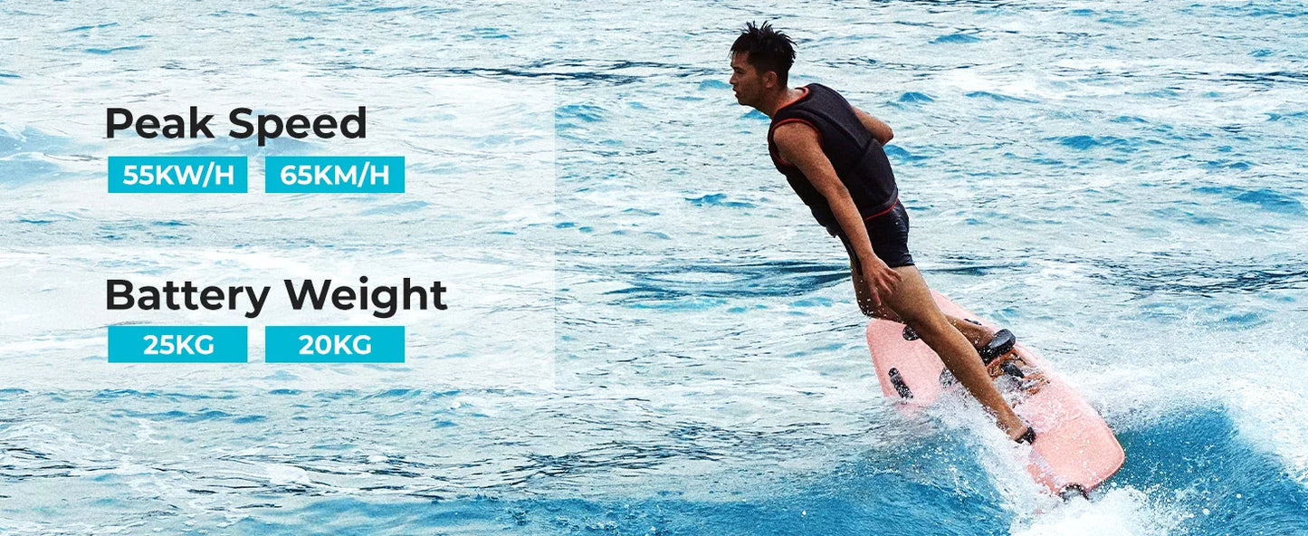 New Surf Board Seaside Outdoor Sports Water Surf 15KW 65KM/H Made of carbon fiber