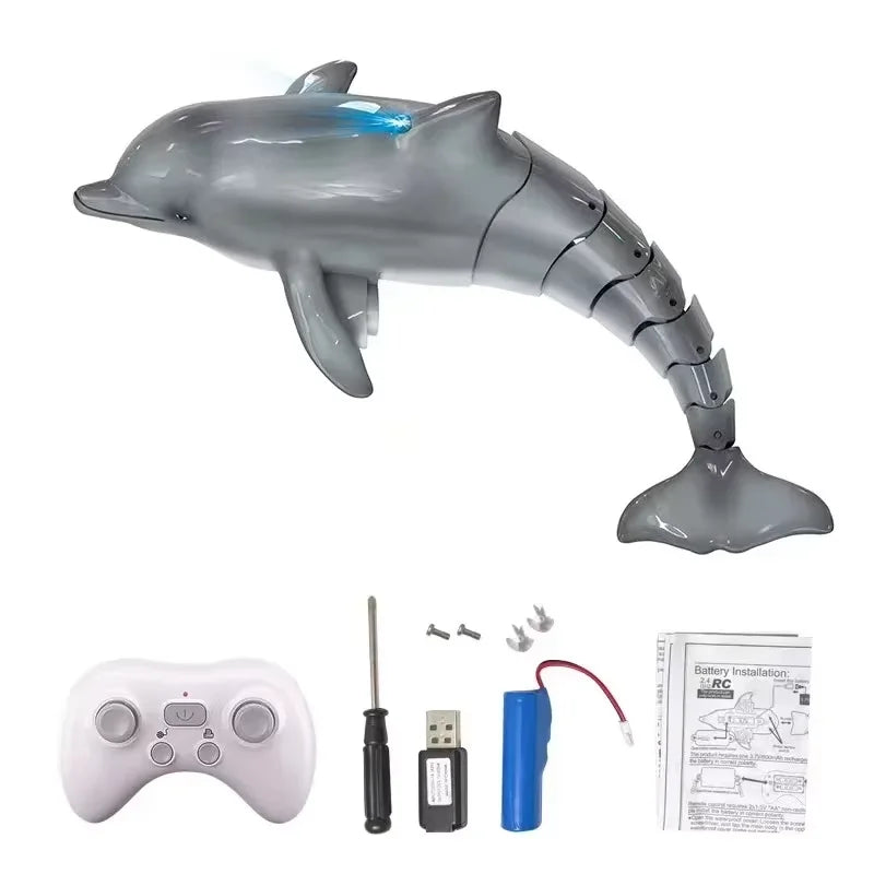 Smart Rc Shark whale Spray Water Toy Remote Controlled