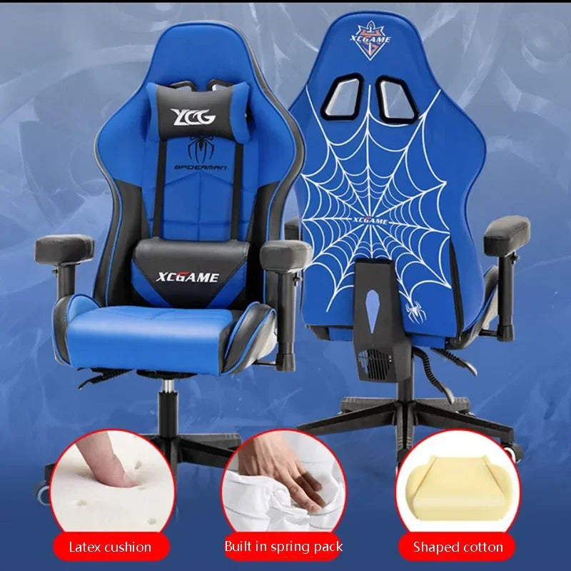 Office Furniture WCG Gaming Chair Ergonomic Leather Office Chair High-Quality Company Computer Office Swivel Chair Gaming Seat