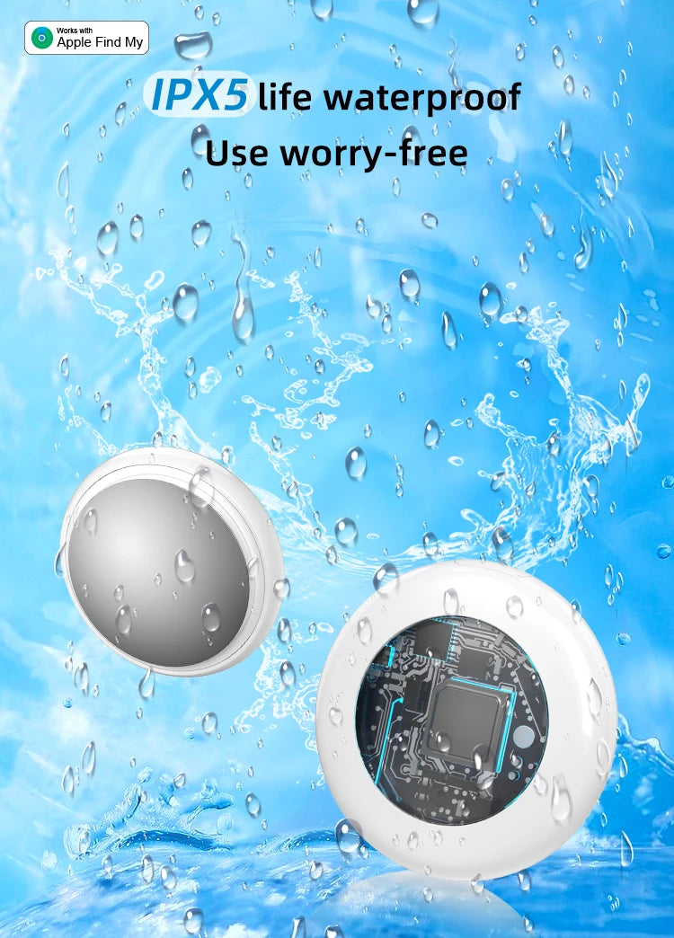 Timethinker Bluetooth GPS Airtag Tracker Smart Locator Pet Kid Finder Work with Apple Find My ITag Anti Lost Reminder Device MF1
