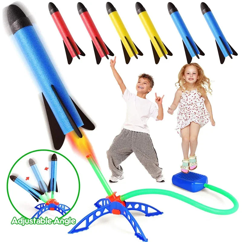 Kids Outdoor Rocket Foot Pump