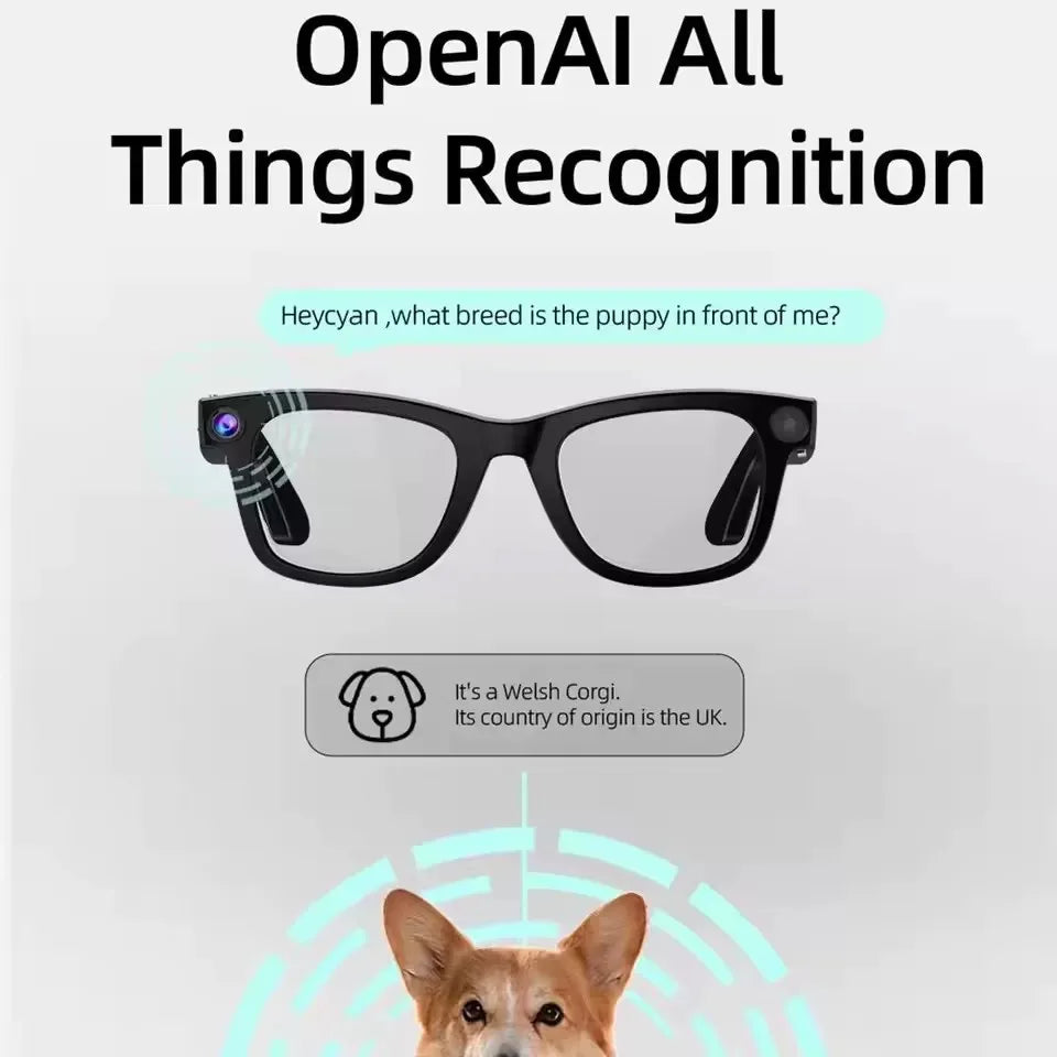 XIAOMI MIJIA Smart AI Glasses 800W Pixel G300 AI Shooting Camera HD Photo Video Voice Call Translation Waterproof Glasse Devices