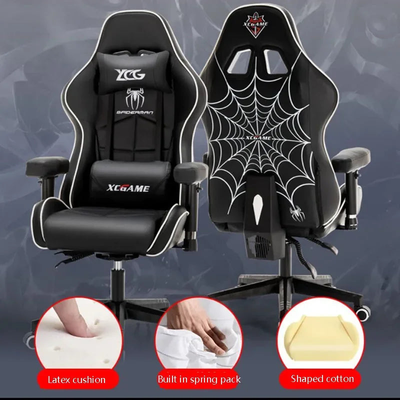Office Furniture WCG Gaming Chair Ergonomic Leather Office Chair High-Quality Company Computer Office Swivel Chair Gaming Seat
