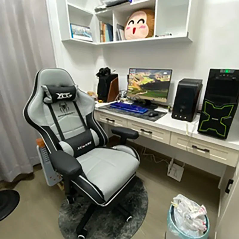 Office Furniture WCG Gaming Chair Ergonomic Leather Office Chair High-Quality Company Computer Office Swivel Chair Gaming Seat