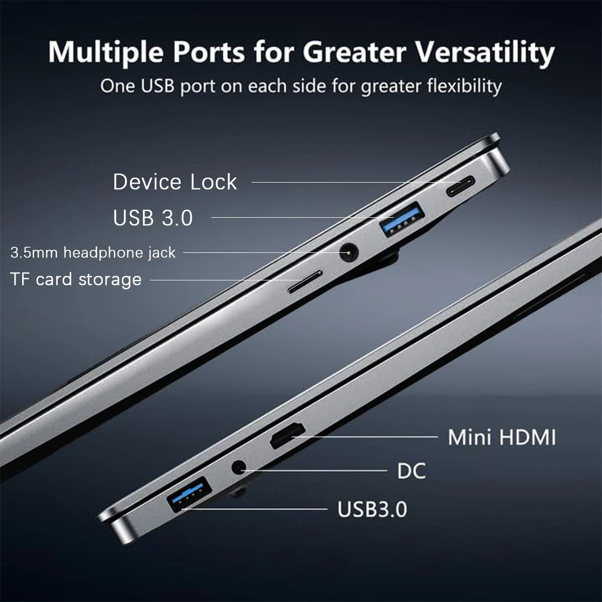 15.6" Portable Laptop Computer Intel Core i7 6500U i3 6100U Windows 11 Pro 16GB DDR4 1TB SSD Notebook PC Gaming Laptops