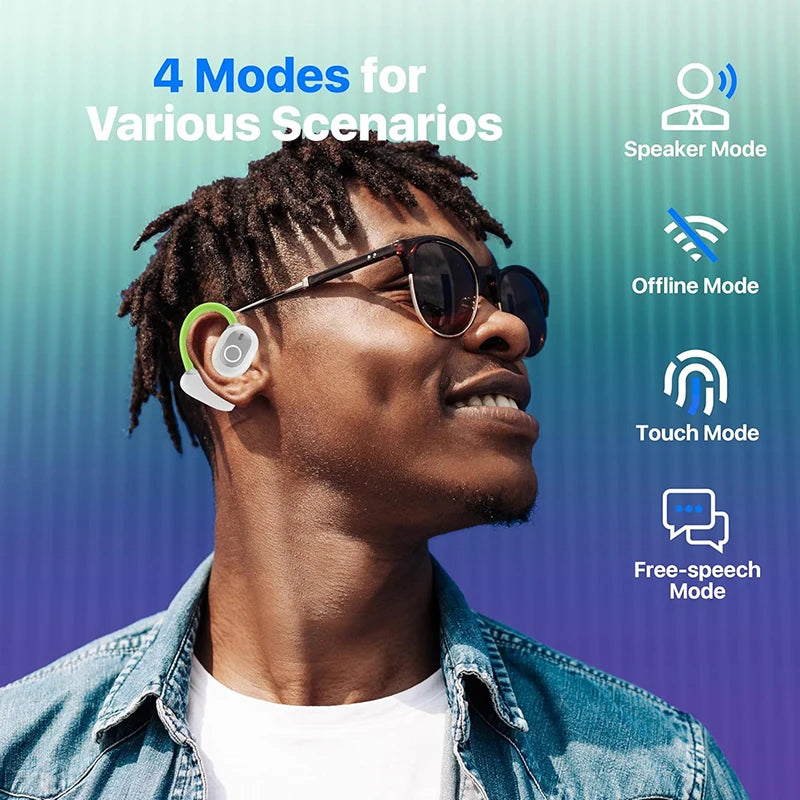 Translation Earphones Bluetooth 5.3 Noise Reduction Earphones AI Instant Translation Smart Language Wireless Earphones 2025