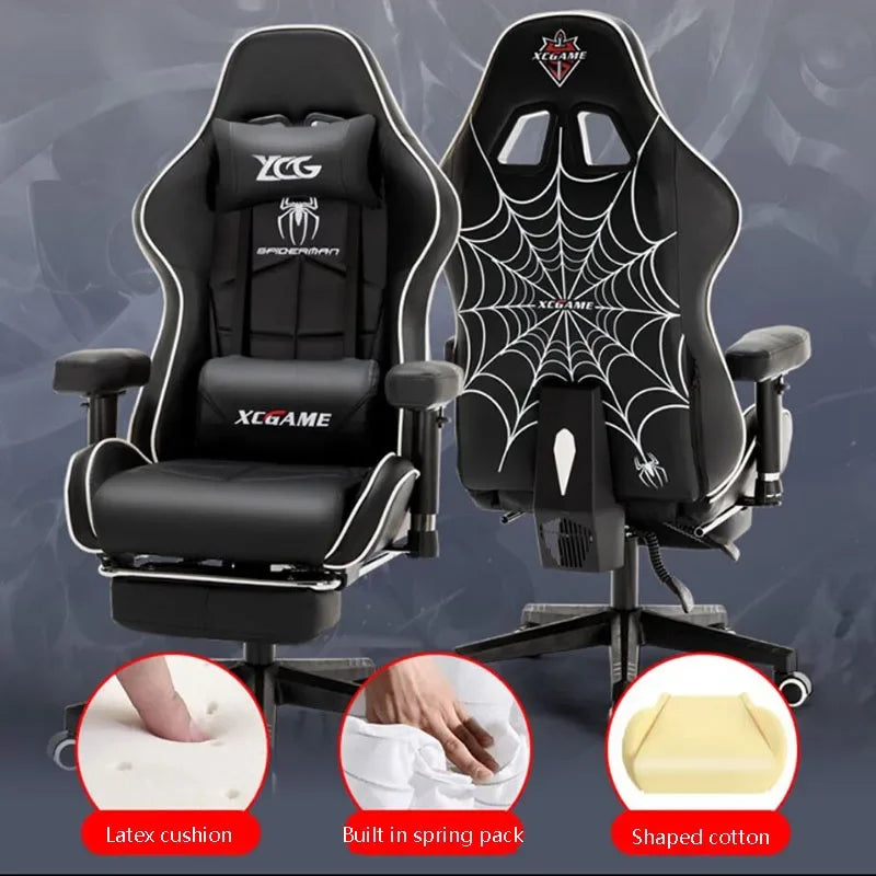 Office Furniture WCG Gaming Chair Ergonomic Leather Office Chair High-Quality Company Computer Office Swivel Chair Gaming Seat