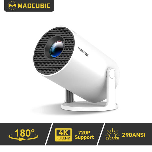 Magcubic 4K HD Projector HY300 Android11 Dual Wifi6 290ANSI Allwinner H713 BT5.0 1280*720 Home Cinema Outdoor Projetor HY300 Pro