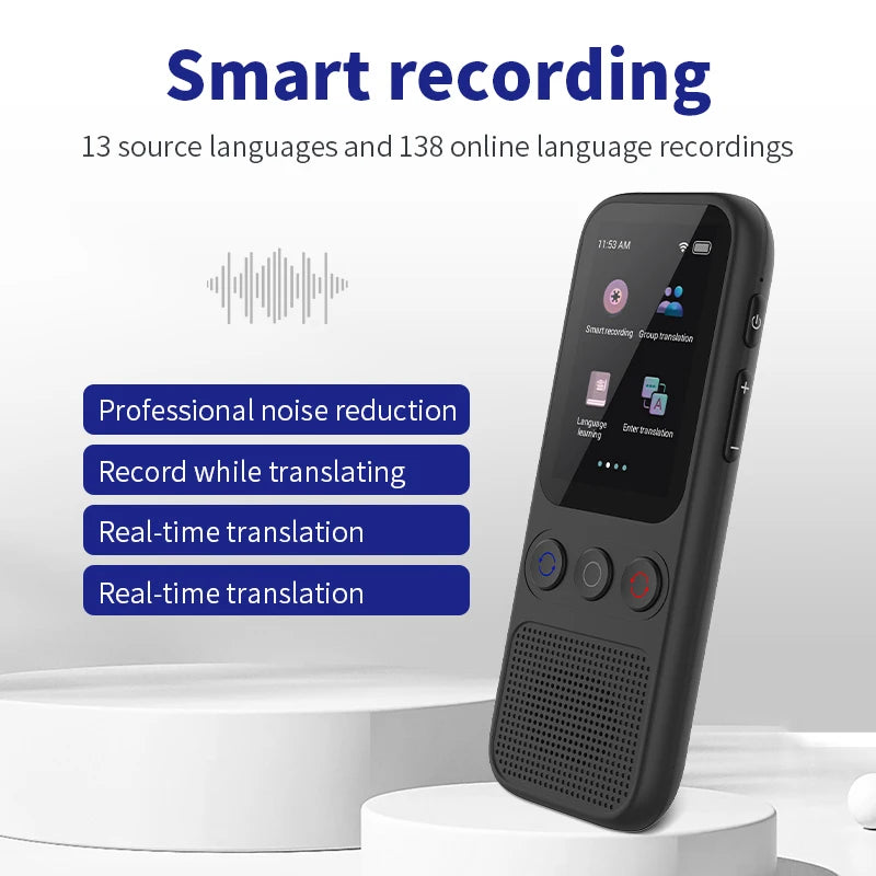Languages Translation Device Support 138 Language Translator Device 2025 AI Translator with ChatGPT Simultaneous Interpretation