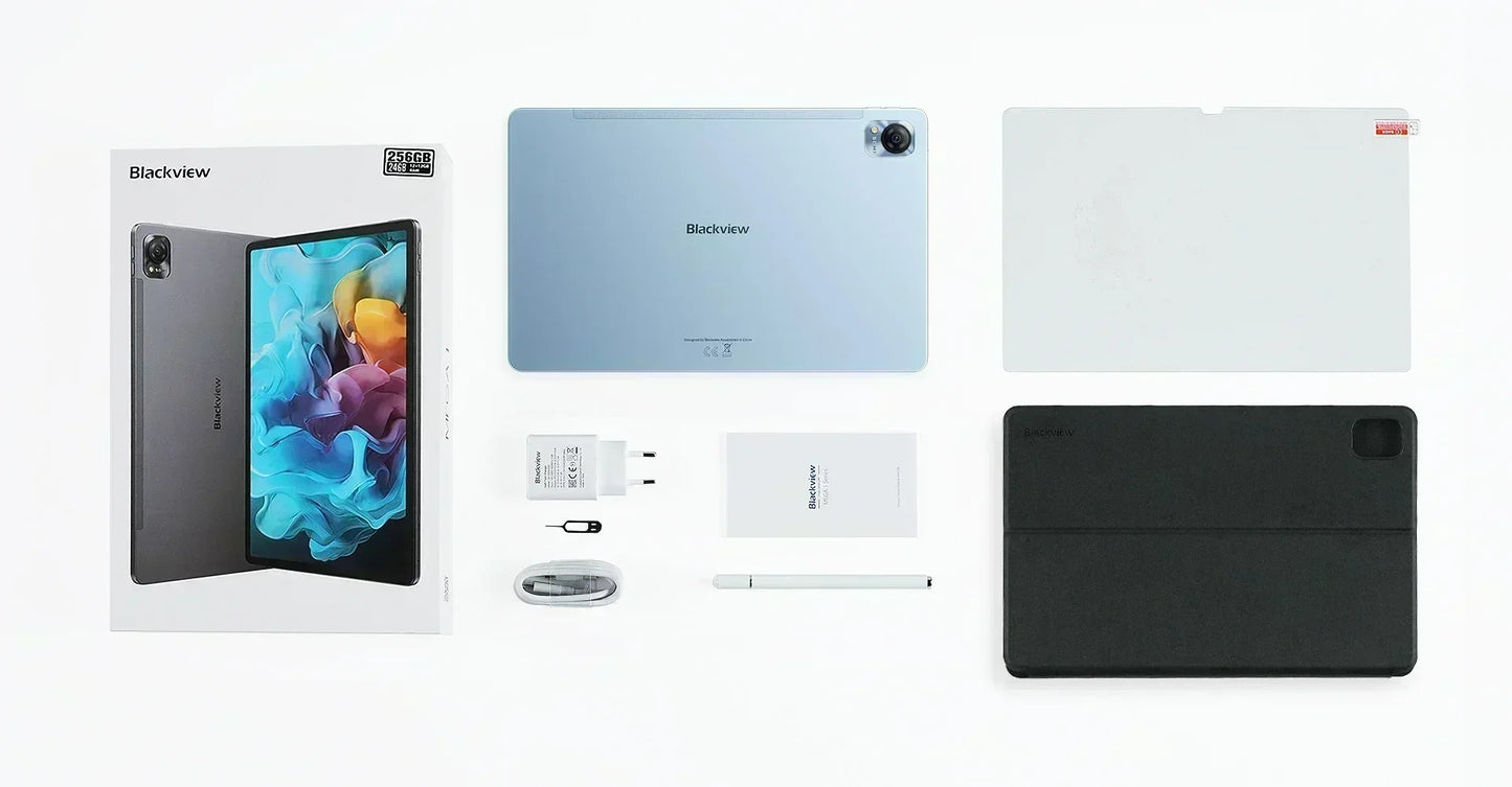 Blackview MEGA 1 tablets 11.5" 2.4K 120Hz Display 50MP Camera 12GB 256GB 8800mAh 33W Charging Widevine L1 Android Pad PC