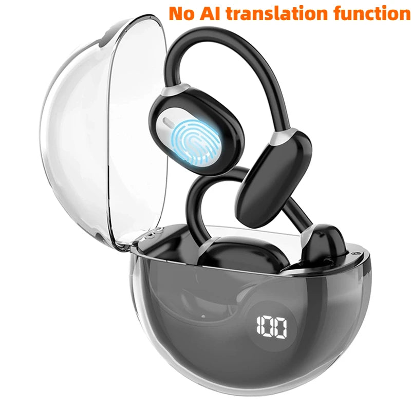Translation Earphones Bluetooth 5.3 Noise Reduction Earphones AI Instant Translation Smart Language Wireless Earphones 2025
