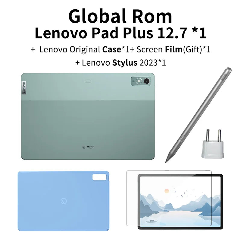 Lenovo Tab P12 K12 Pad Plus 12.7 Matte Display Pro 2023 Light Screen Android Tablet Watch Video 60Hz Original Octa Core