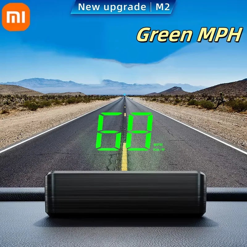 Xiaomi HUD Head-up Display Car GPS Digital Speedometer Universal Speed Windshield Projector Plug&Play Auto Electronic Devices