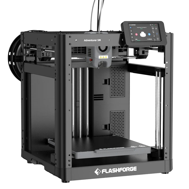 Flashforge Adventurer 5M FDM 3D Printer DIY Kit Max 600mm/s Fast High Speed Printing Out Of Box Quick Detachable Nozzle Dual fan